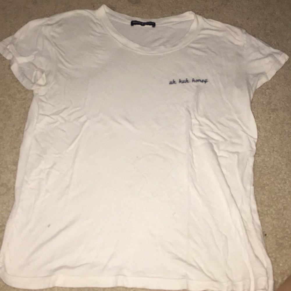 brandy melville “uh huh honey” t shirt